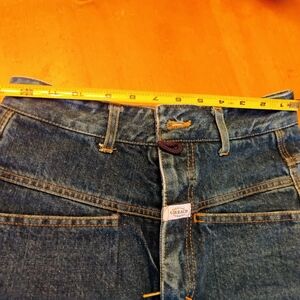 Marithe Francois Girbaud Women’s Dark Blue Denim Jean Skirt.  Rare Made Portugal